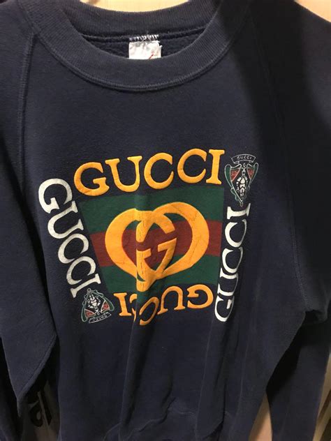 vintage 90s bootleg gucci|bootleg gucci sweatshirt.